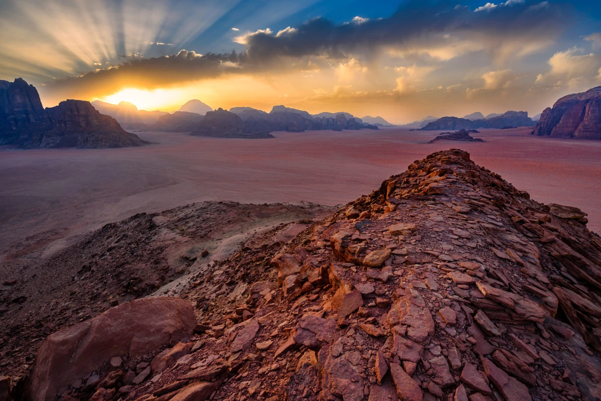 Israel, Jordania con Wadi Rum